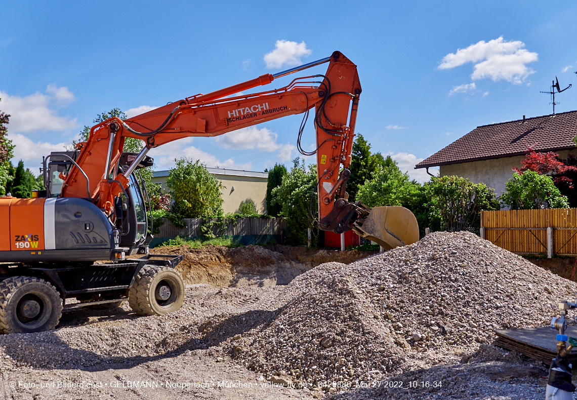 27.05.2022 - Baugrube an der Niederalmstraße 16